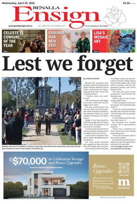 Cover of Benalla Ensign