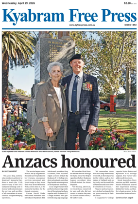 Cover of Kyabram Free Press