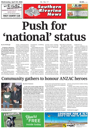 Cover of Southern Riverina news