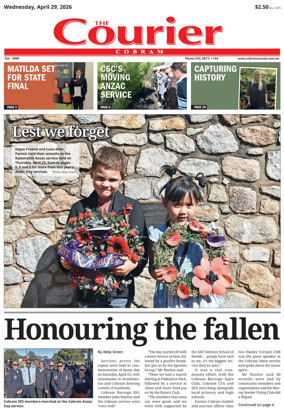 Cover of The Cobram Courier