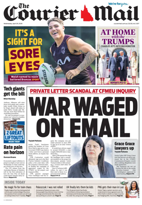 Cover of The Courier-Mail
