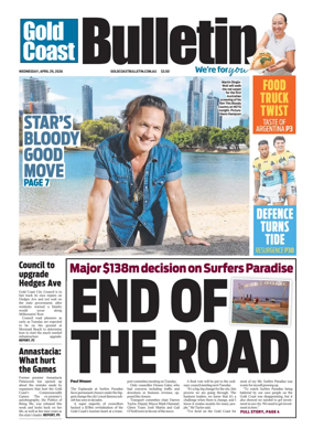 Cover of The Gold Coast Bulletin