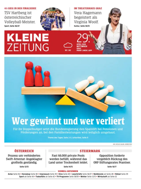 Cover of Kleine Zeitung Steiermark