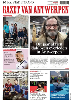 Cover of Gazet van Antwerpen Stad en Rand