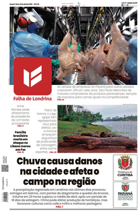 Cover of Folha de Londrina
