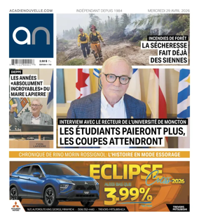 Cover of Acadie Nouvelle