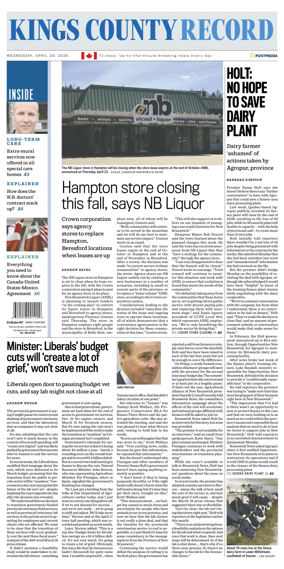 Cover of Kings County Record