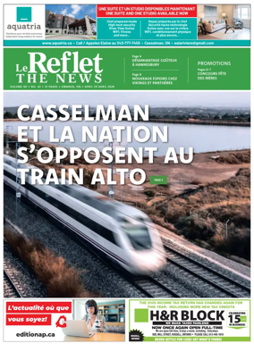 Cover of Le Reflet (The News)