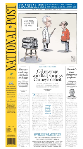 Cover of National Post - (National Edition)