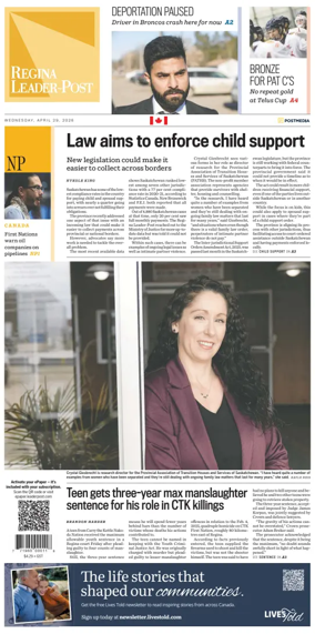 Cover of Regina Leader-Post