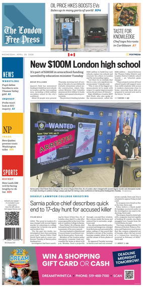 Cover of The London Free Press