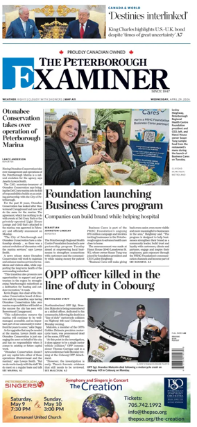 Cover of The Peterborough Examiner
