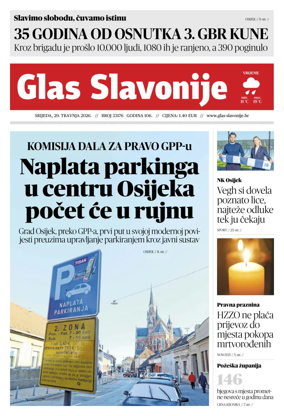 Cover of Glas Slavonije
