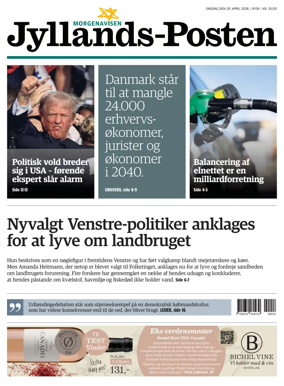 Cover of Jyllands-Posten