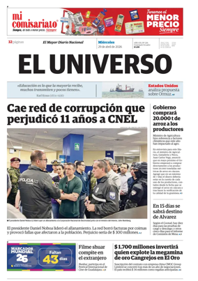 Cover of El Universo