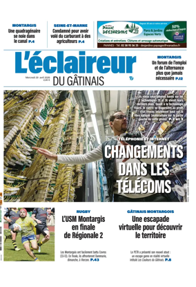 Cover of L'Eclaireur du Gatinais