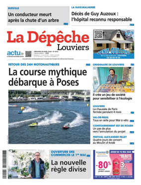 Cover of La Depeche Louviers