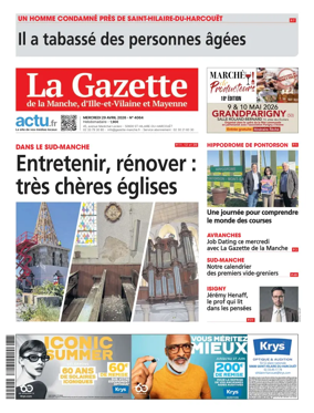 Cover of La Gazette de la Manche