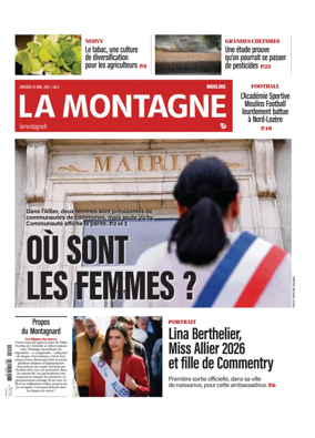 Cover of La Montagne (Moulins)
