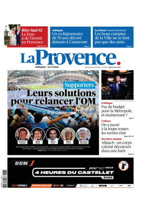 Cover of La Provence Aubagne-La Ciotat