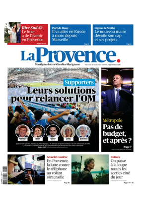 Cover of La Provence Martigues-Istres-Vitrolles-Marignane