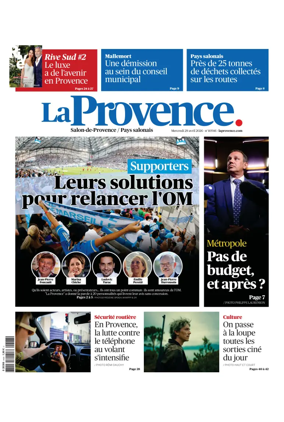 Cover of La Provence Salon-de-Provence / Pays salonais