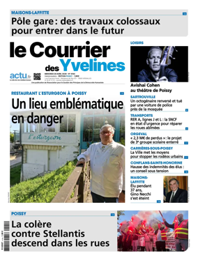 Cover of Le Courrier des Yvelines (Poissy)