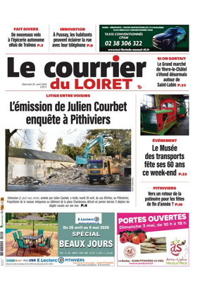 Cover of Le Courrier du Loiret