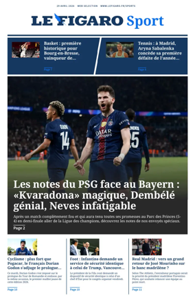Cover of Le Figaro Sport