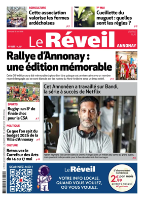 Cover of Le Reveil du Vivarais – edition Annonay
