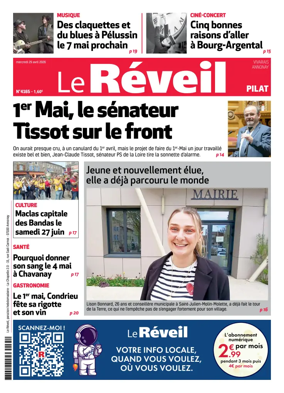 Cover of Le Reveil du Vivarais – edition Pilat