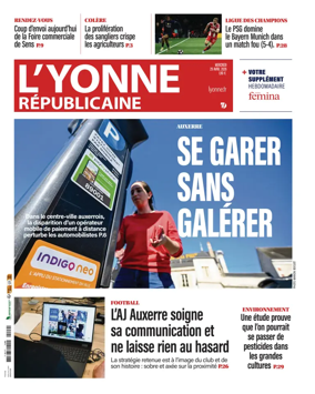 Cover of L'Yonne Republicaine