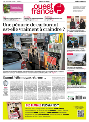 Cover of Ouest France (Chateaubriant)