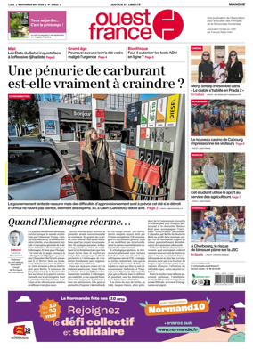 Cover of Ouest France (Manche)