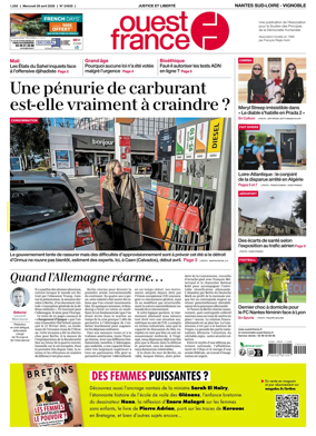 Cover of Ouest France (Nantes / Sud-Loire / Vignoble)