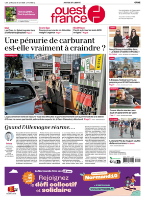 Cover of Ouest France (Orne)