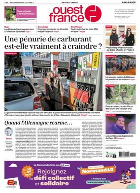 Cover of Ouest France (Pays d'Auge)