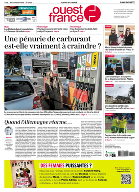 Cover of Ouest France (Pornic / Pays de Retz)