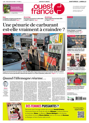 Cover of Ouest-France (Saint-Brieuc Lamballe)