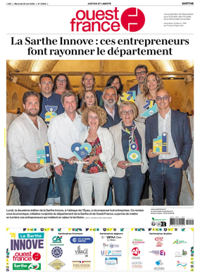 Cover of Ouest France (Sarthe)