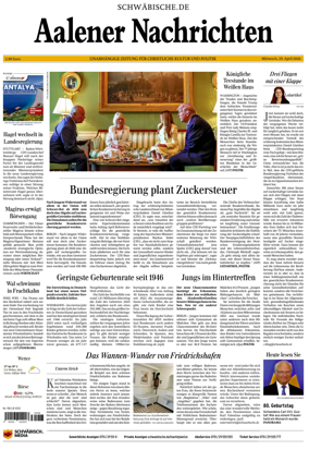 Cover of Aalener Nachrichten