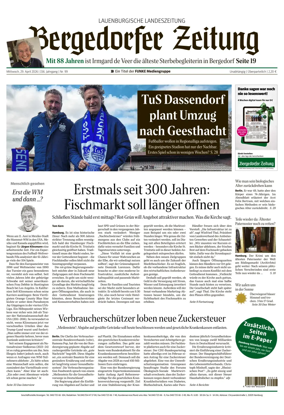 Cover of Bergedorfer Zeitung