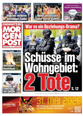 Cover of Chemnitzer Morgenpost