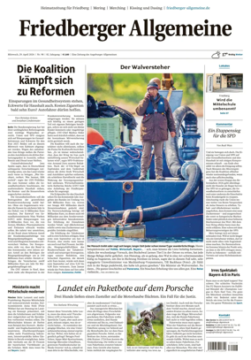 Cover of Friedberger Allgemeine