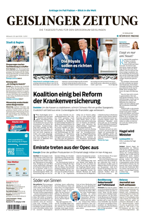 Cover of Geislinger Zeitung