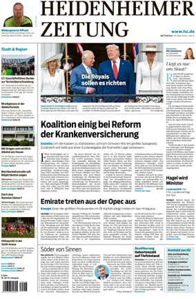 Cover of Heidenheimer Zeitung