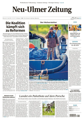 Cover of Neu-Ulmer Zeitung