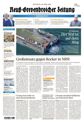Cover of Neuss-Grevenbroicher Zeitung Neuss