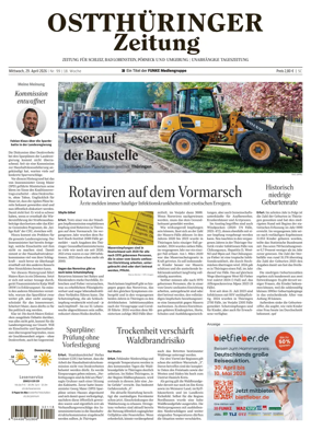 Cover of Ostthuringer Zeitung (Posneck)