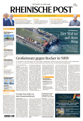 Cover of Rheinische Post Duesseldorf Meerbusch